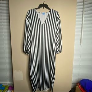 Zara Long striped dress- M